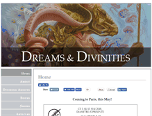 Tablet Screenshot of dreamsanddivinities.com